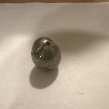 Pyrite Mineral Crystal Egg-Shaped Specimen Natural Stone Decorative Collectible
