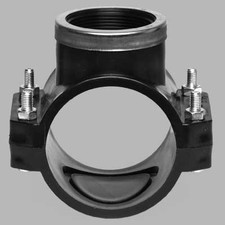 PRESA STAFFA CON RINFORZO E GUARNIZIONE PIATTA BULLONI INOX PN 10  75 x 1    ...