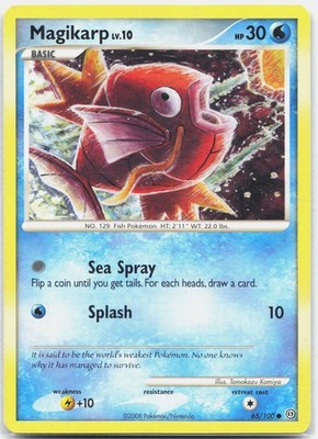 Magikarp Common Stormfront SF Water 65/100 2008 HP