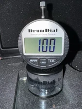 DrumDial Digital Drum Tuner Set w/ Hard Side Carrying Case and Soft Side Pouch