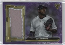 2020 Topps Triple Threads Single Jumbo Relics Amethyst 8/27 Luis Severino v1x