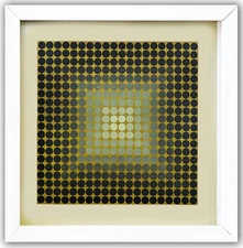 Victor Vasarely- Heliogravure Print "Untitled"