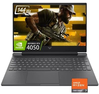 HP Victus 15.6" 144Hz Gaming Laptop AMD Ryzen 7 7445HS 32GB RAM 2TB SSD RTX 4050