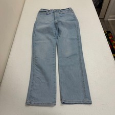 Signature by Levi Strauss Heritage High-Rise Straight Leg Jeans Light Wash W26 2