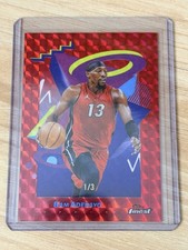 Bam Adebayo /3 Red Geometric Refractor 2025-25 Topps Color & Number Match