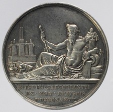 Medaglia  AG Papa Gregorio XVI Anno VII Rara  "Creazione del Museo Etrusco"