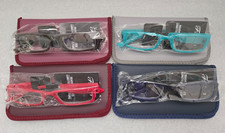Fashion Reading Glasses EWC GMBH 3.00 With Case 2 3 Pairs - Pick Color