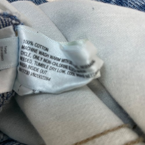 Pantalones cortos de mezclilla holgados Universal Thread para mujer tiro medio años 90 lavado mediano talla 28 - Imagen 6 de 6
