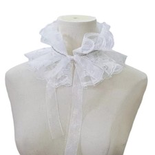 Victorian Ruffled Collar Lace Sweet Girls Blouse Collar Victorian Choker
