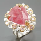 Handmade 15 ct+ Ruby Ring 925 Sterling Silver Size 7.5 /R446802