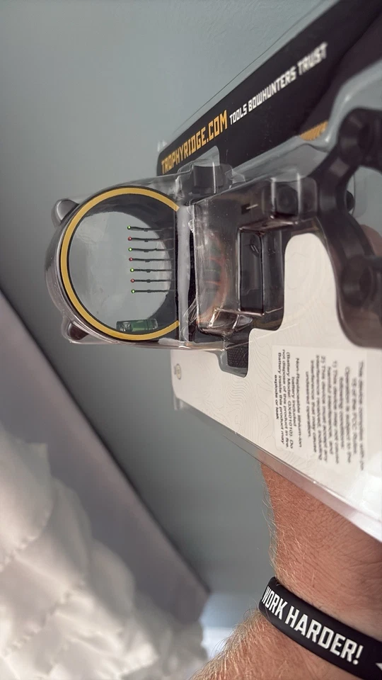 Trophy Ridge Sight FIX 7 Pin Sight Right Hand .019 w/ Sight Light AS907 #23748 - Imagem 4 de 4