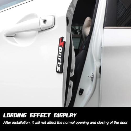 Car Door Edge Guards, 4PCS Anti-Scratch Vehicle Side Door Bumper Protector, - Picture 5 of 7