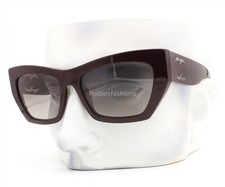 Chanel Sunglasses ch5527 1461/M3 Dark Purple Clear CC Logo Polarized with Case