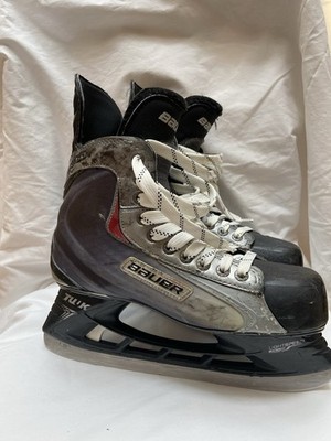 Bauer Vapor X60 Hockey Skates Size 8.5 With Tuuk Light speed Edge Blades Used