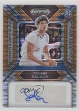 2024 Panini Prizm Draft Picks Orange Pulsar 2/49 Tidjane Salaun #SS-TJS Auto n0c