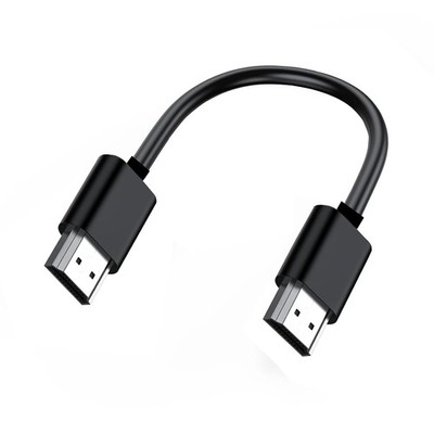 HDMI Connecter Cable 4K 60Hz HDMI 2.0 with Tinplate Short Cord for Computer box