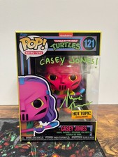 JSA Signed Marc Thompson Funko Pop! Vinyl: Casey Jones #121 Hot Topic Exclusive