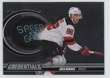 2023-24 Upper Deck Credentials Speed of the Game Stars Jack Hughes #SG23 14hk