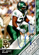 Jason Smith 2009 Upper Deck Draft Auto #9 Baylor Rams RC Rookie