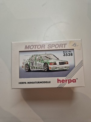 Herpa Mercedes-Benz 190E DTM Debis Dekra Motor Sport 1:87 H0 OVP Sammler NEU