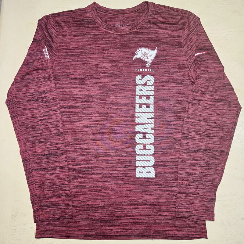 ​Nike Dri-FIT Tampa Bay Buccaneers NFL Team Issued Long Sleeve Shirt Mens S