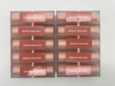 10x REVOLUTION BEAUTY LASTING KISS LIPSTICK BRUNCH PINK NUDE SEALED MR 802