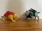 Transformers G1 Pretender Carnivac Complete & Catilla Lot x2 Vintage 1988 Hasbro