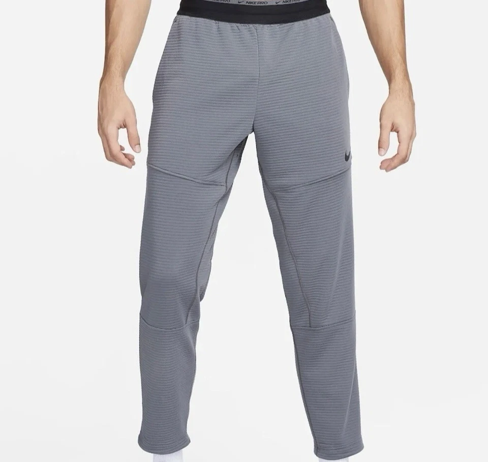 Pantalones de chándal Nike 4XL para hombre de vellón gris/negro Train Pro Dri-Fit - DV9910 068 nuevos Foto 4 de 4