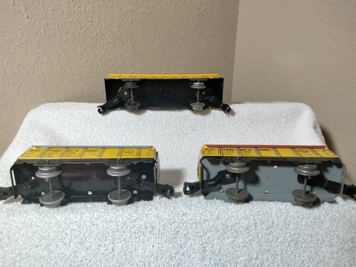 Marx Windup Freight Train Set Locomotive, Key, 6 Cars, 12 Sections Track -TESTED - Picture 19 of 19