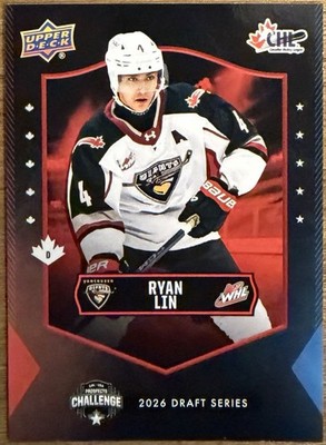 Ryan Lin Rookie 2025 Upper Deck Chl USA Prospects Challenge #PC-RL Red (RC)