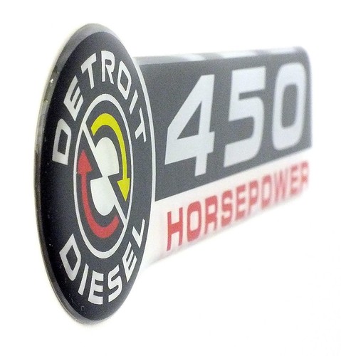 DETROIT DIESEL 450 HP EMBLEM SATIN - Picture 2 of 2