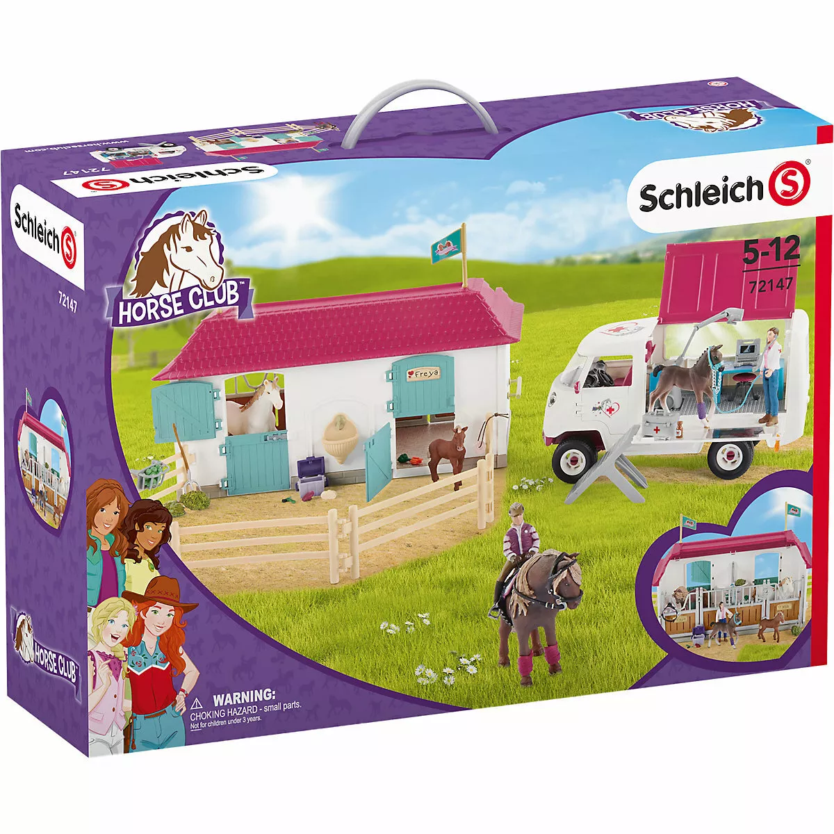 Schleich Horse Club Veterinary Stable Visit 72147 Horse Horses