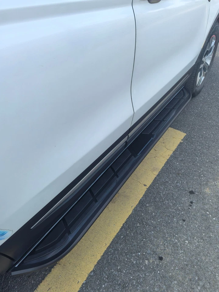 Escalón lateral 2 piezas apto para estribo pedales de coche Ford Explorer 2020-2024 Foto 4 de 4