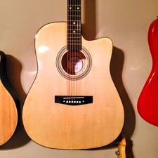  FAST SHIPPING! Glarry Acoustic Guitar +Soft ...