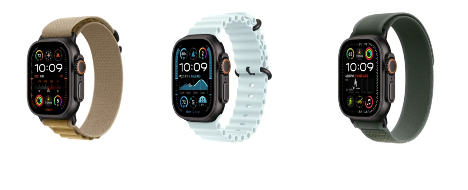 Apple Watch Ultra 2 2nd Gen 49MM GPS & Cellular Finish Black Titanium -Excellent