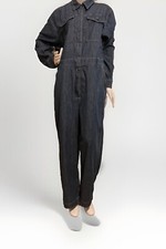 Free Assembly Coveralls Coverall Denim Blue XXL 100 Cotton Loose Fitting Long