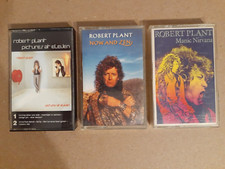 ROBERT PLANT Cassette Lot Of 3 /Pictures at Eleven/Now Zen/ Manic Nirvana/