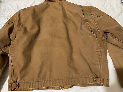 99 VTG Carhartt Detroit Jacket J01-Brn 54 Measurement USA 99 VTG Carhartt Detroit Jacket J01-Brn 54 Measurement USA