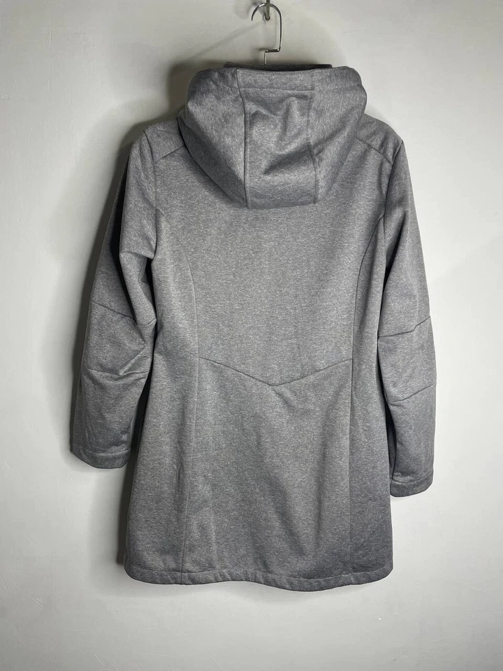 Chaqueta Larga CMP Mujer Gris Cremallera Completa Protección Climática Impermeable Talla M Foto 2 de 3