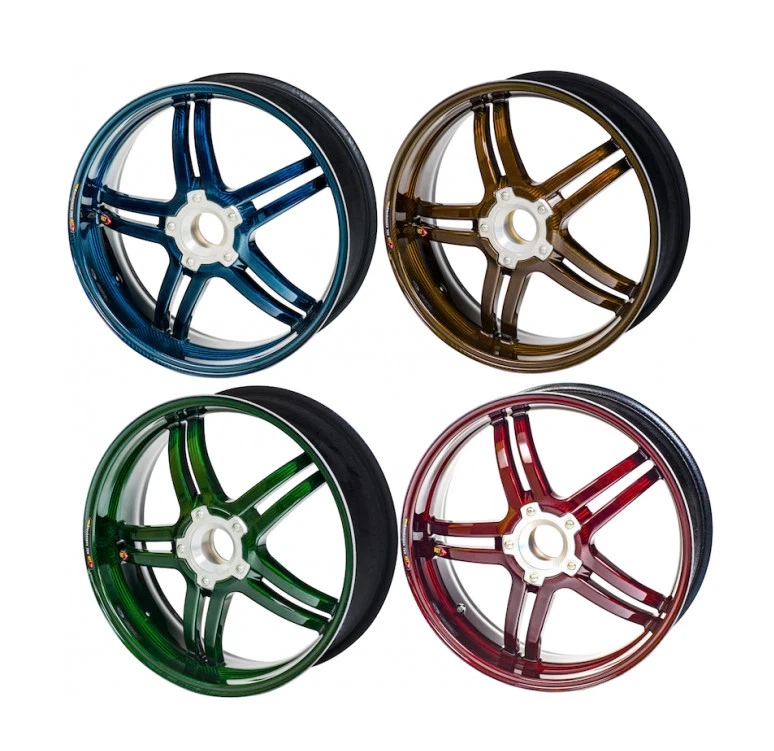 Llantas traseras delanteras de fibra de carbono BST Bimota BB3 Foto 4 de 4