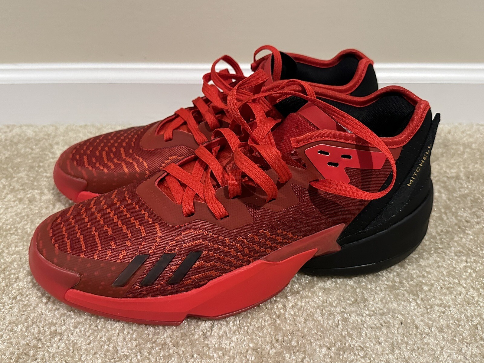 Adidas D.O.N. Issue 4 "Vivid Red/Black" Men's Basketball ShoeSize 10.5No Box eBay