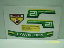 Lawn Boy Mower R7070 Decal Set!