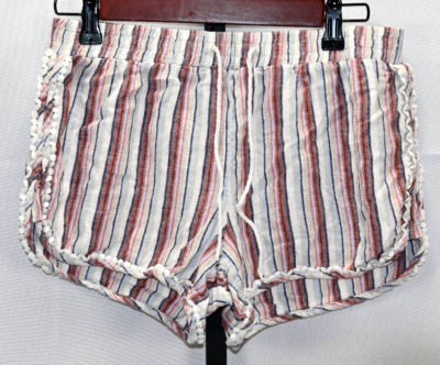 Aeropostale drawstring waist pull on shorts size M RN#154379 Linen