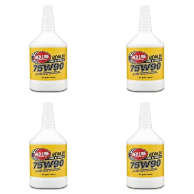 Red Line Diff Oil Red Line Synthetic Differential Gear Oil GL-5 75W90 4 QUARTS 57904 | eBay