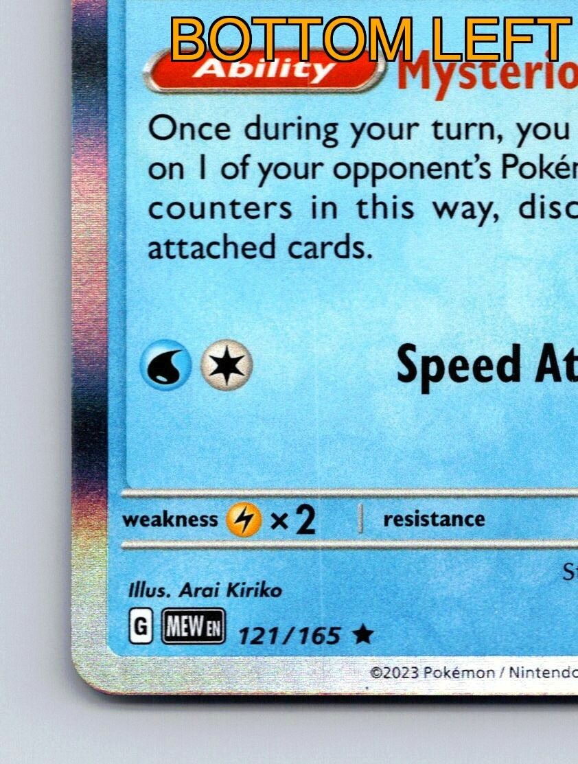 Starmie HP 90 Mysterious Comet Ability Rarity Blue Pokémon | eBay