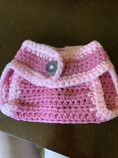 Crocheted Diaper Covera 0-3 Months