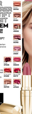 Avon legend creme Lippenstift Profi Farbe zur Auswahl Gold Etui Creme Kuss Chic 