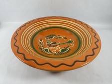 Ton / Keramik Schale Teller Wandteller Landhausstil