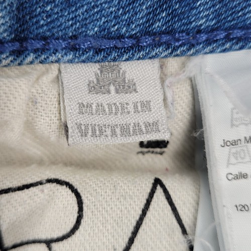 G-Star Raw Womens Jeans Size 29x34 Blue Midge Zip Low Super Skinny Distressed - Picture 10 of 14