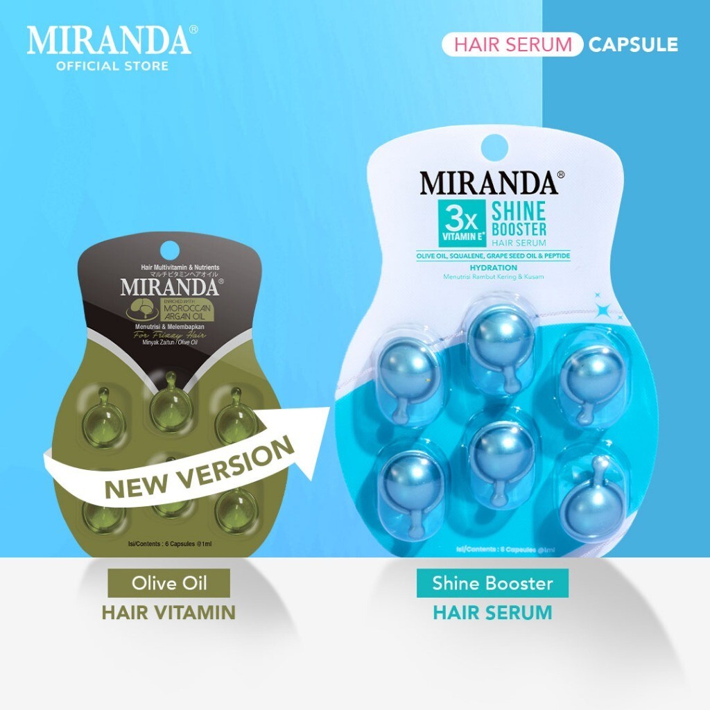 【超まとめ買い】E-STANDARB HAIR SERUM 6本入り 6x Miranda Hair Serum Shine Booster Hydration Hair @6x1ml | eBay